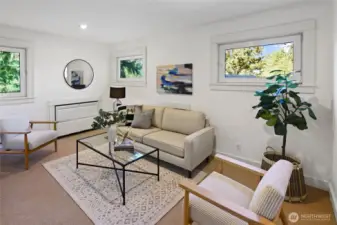 Bonus room upstairs - could be additional office or flex space