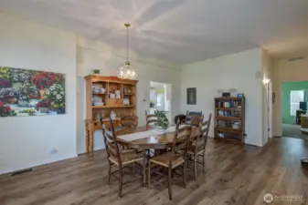 Formal Dining Room is located in the heart of the home!