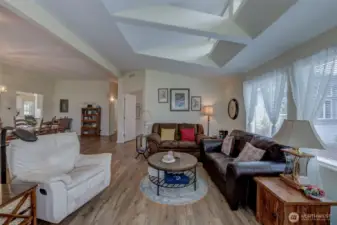 Living Room looking toward Dining Room and Hall