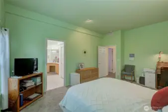 Primary Bedroom looking toward ensuite Bathroom!