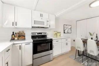 Kitchen virtually staged