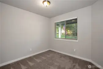 Bedroom #1 looking out to the front yard