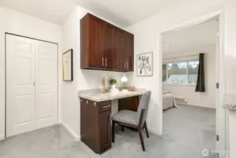 Cozy Desk Nook perfect for working from home!