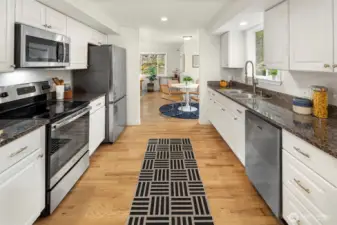 Looking back towards your kitchen from the dining area.