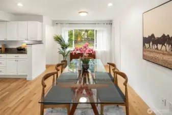 Lots of space for entertaining here!