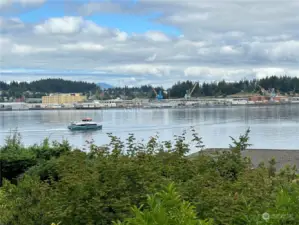 Very close to the Port Orchard to Bremerton foot ferry