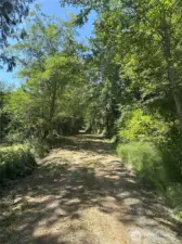 Established easement to property.