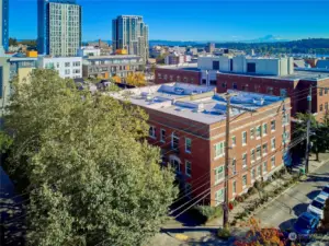 Original Seattle charm in the Novell building.