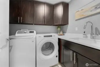 Main house walk-in laundry room