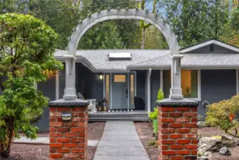 Welcoming porch