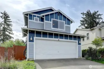 Lovely home. Primary bedroom is above garage.