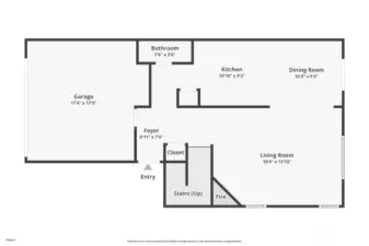 Main floor diagram, so that you can get a feel for where everything is.