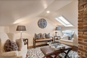 Upstairs sitting area.
