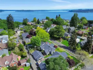 Close to Ruston Way and Point Defiance.