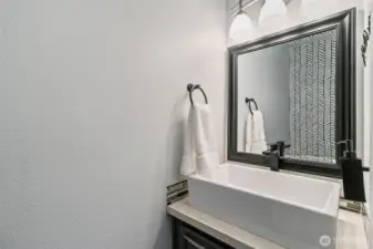Half bath on main