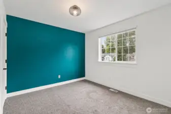 One of four bedrooms upstairs