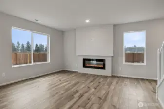 Open concept living/dining/kitchen-Discalimer-Disclaimer- Photos are of another Lina floor plan from a previous community, photos are for illustrative purposes only. Finishes, flooring, upgrades, or other features may vary.