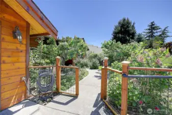 Fully fenced yard