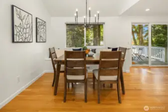 Dining room - open to living room and kitchen