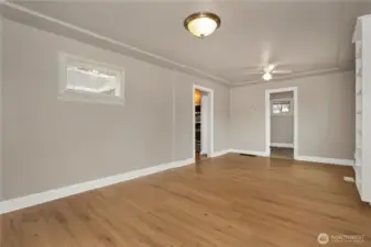Living room from the entry.