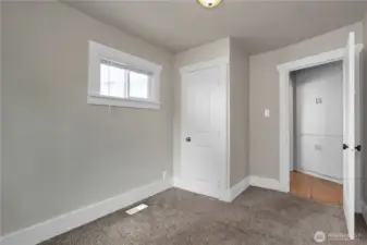Rear bedroom.
