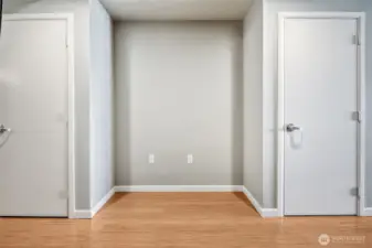 Versatile space for work, storage, or gaming.