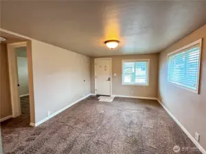 Cozy living room with lots of natural light