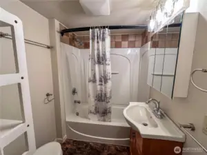 Full bathroom with modern fixtures