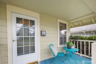 Lovely front porch