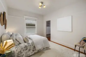 Primary with walk-in and additional second closet