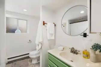 Lower level full bath