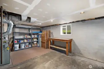 Huget storage room - could potentially create an internal stairway here if desired