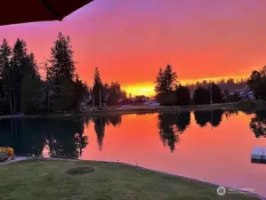 Beautiful sunset view from 7318 Ray Nash Dr