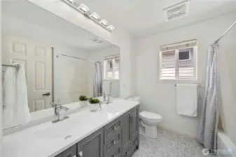 2nd full bath upstairs