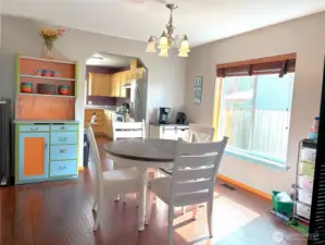 Dining room off kitchen
