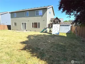 Back of home - freshly painted exterior