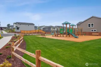 Phase one park pictured above, phase three community Park in progress!