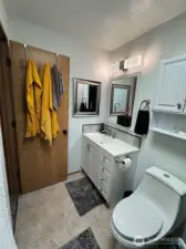 Primary bathroom recently updated, upper level.