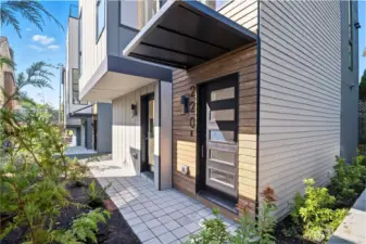 Entrance to main living area & separate lower level