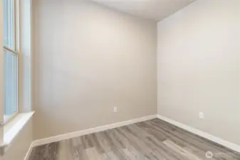 Flex room with functional solid surface floor