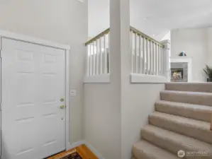 Stairs to great room
