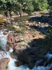 River flow in August.