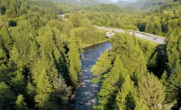 Lot resides on north side of I-90 at exit 38.  Homestead Valley Trail is 1 mile including easy connection to Palouse to Cascades Trail.