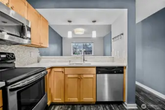 Cabinets are in exceptional condition.