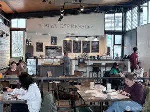 And of course ... delightful Diva Espresso is at the Hangar too!