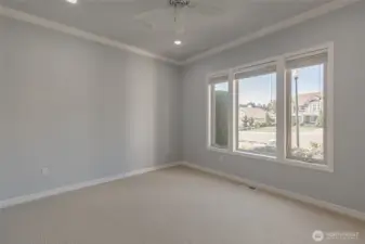 The office/den is a great work from home option.