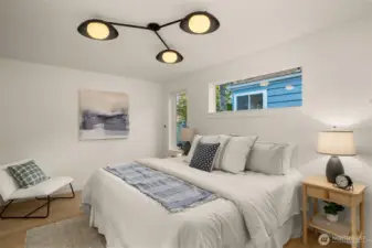 Main floor primary suite.