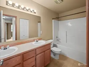 Full Bath with double sinks