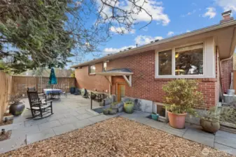 Southern facing fully fenced back yard. Patio with large format pavers awaiting your family and friends! They won't believe your good luck in finding your new home!