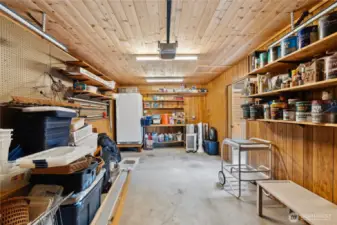 One-car garage.